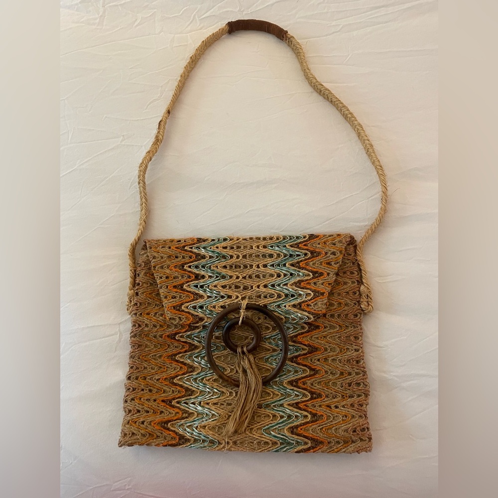 Vintage Straw Purse